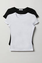 Double Lined Contour T-Shirt (2 Pack)