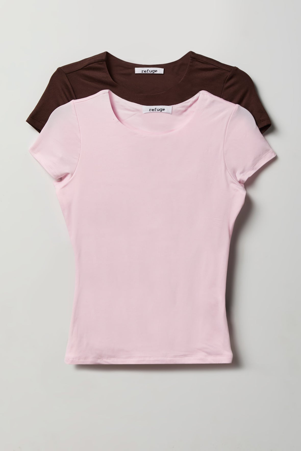Double Lined Contour T-Shirt (2 Pack) - Pink