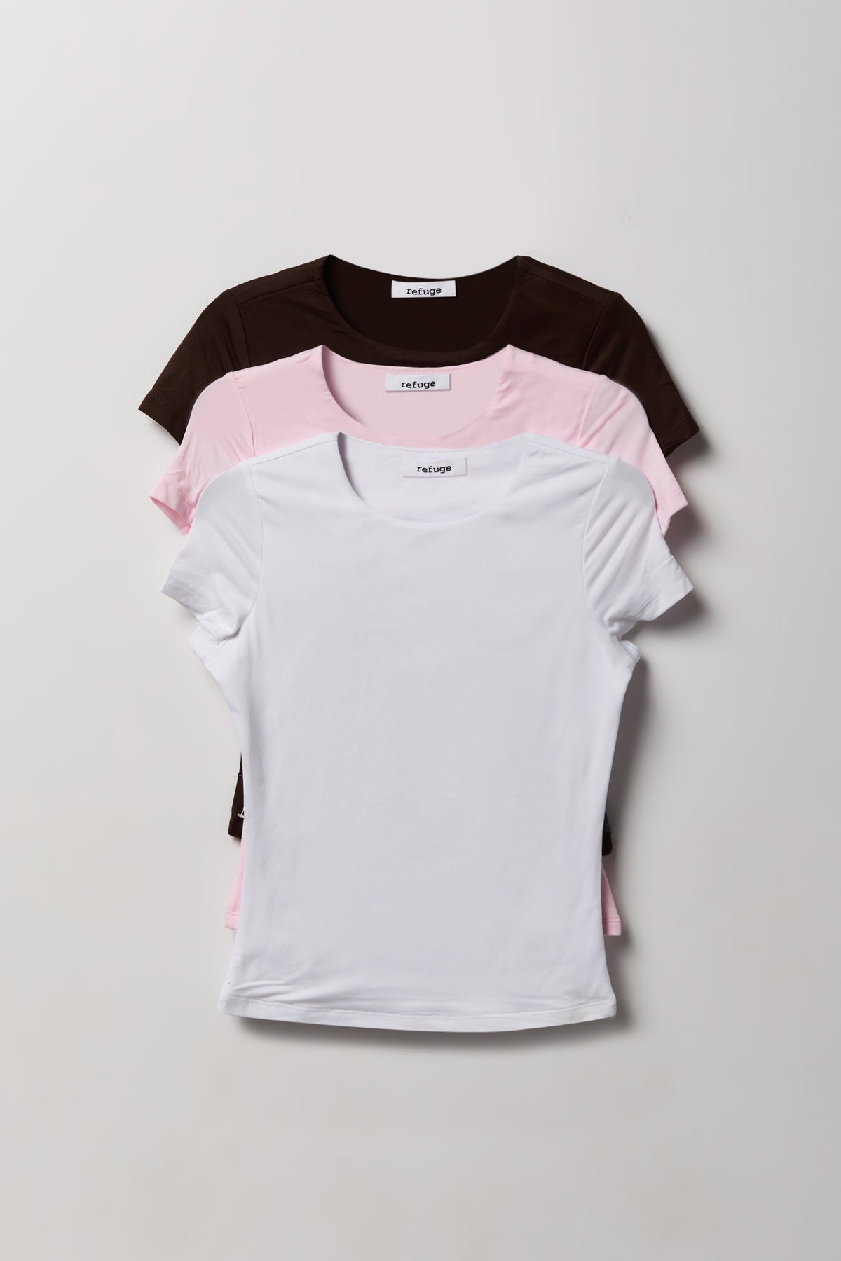 Haut profilé superposé à manches courtes (Lot de 3)
