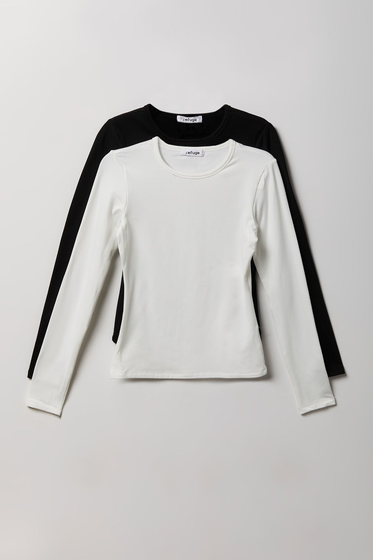 Long Sleeve Top (2 Pack) - Black