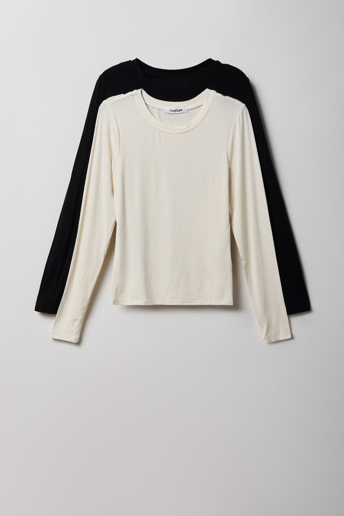 Long Sleeve Top (2 Pack) - White