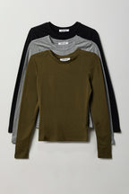 Long Sleeve Top (3 Pack)