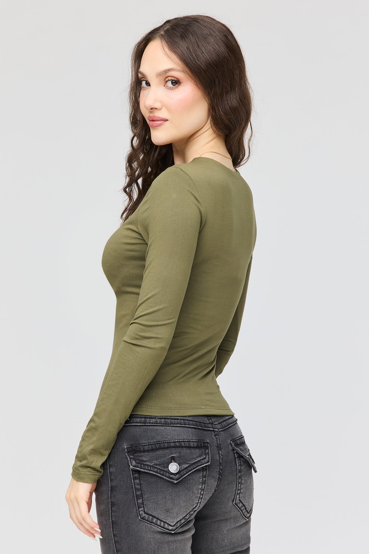 Vue alternative 2. Haut profilé à manches longues (Lot de 3)