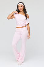 Polka Dot Top & Pant & Headband Set