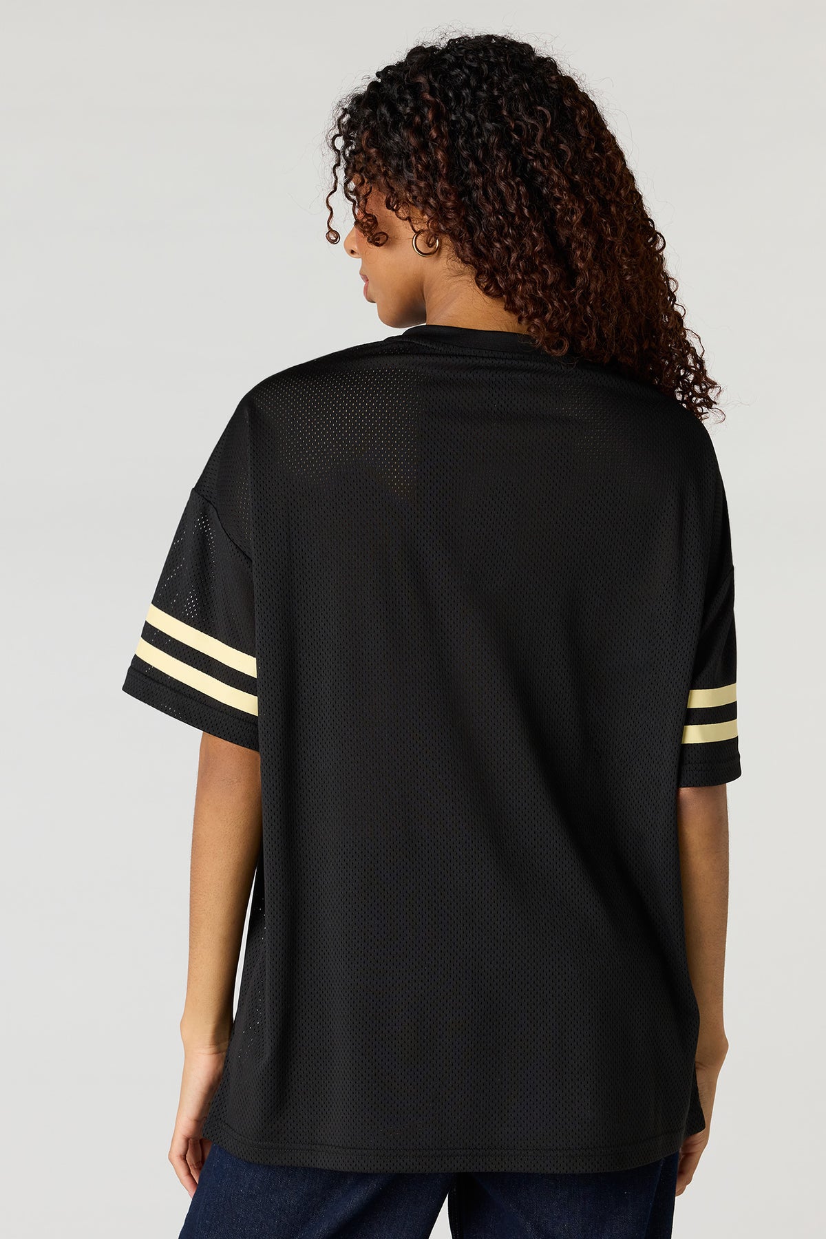 Vue alternative 2. Jersey en filet imprimé