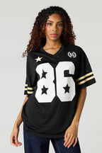 Jersey en filet imprimé