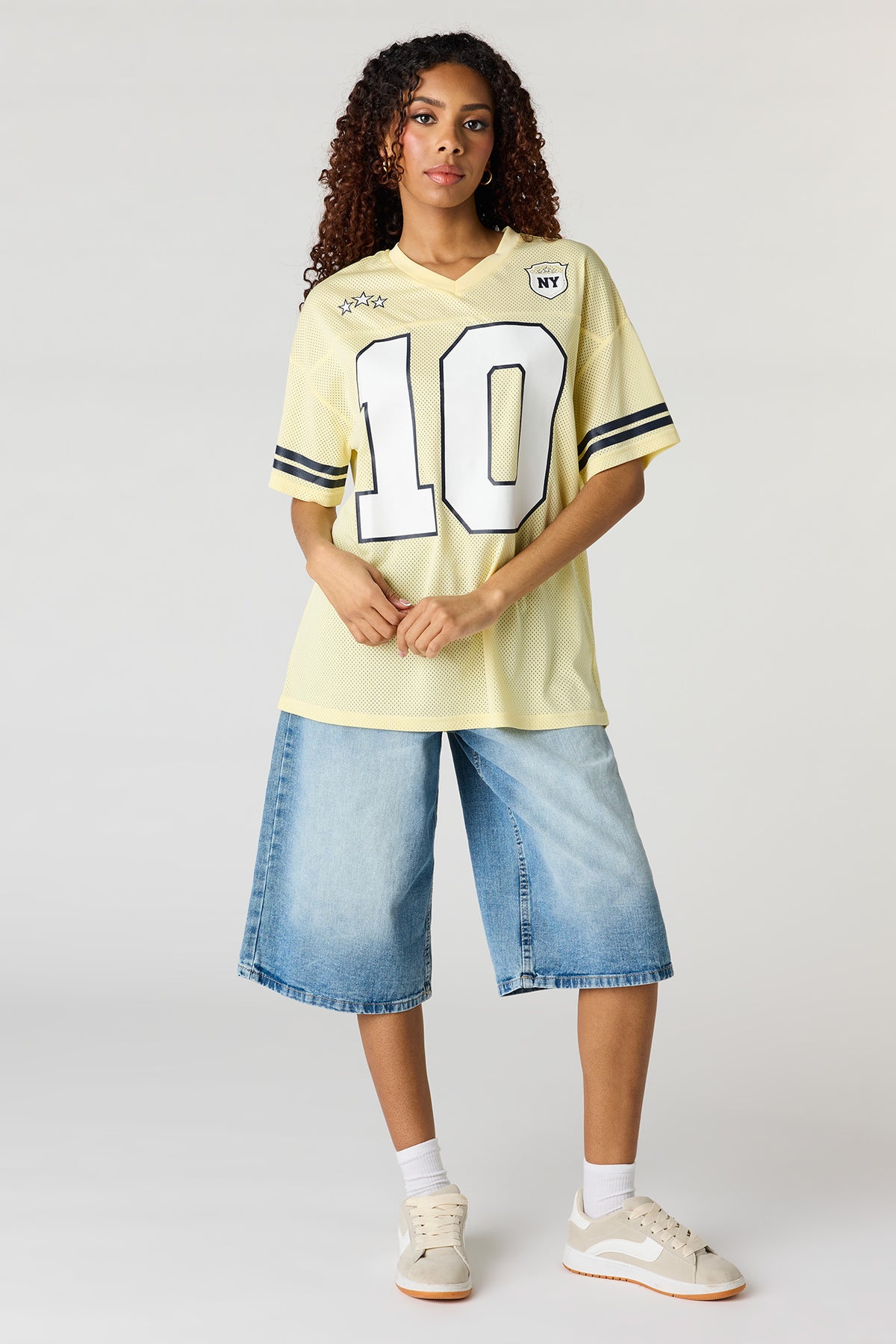 Vue alternative 3. Jersey en filet imprimé