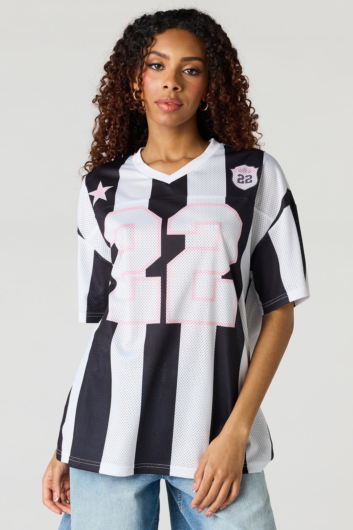 Jersey en filet imprimé