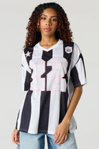 Jersey en filet imprimé
