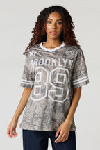 Jersey en filet imprimé