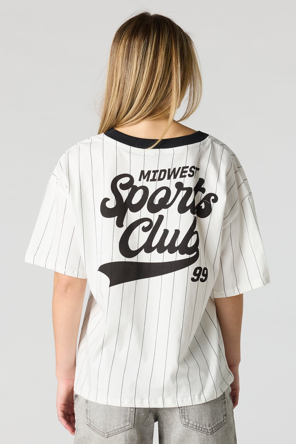 Alt View 2. Jersey Graphic T-Shirt - White