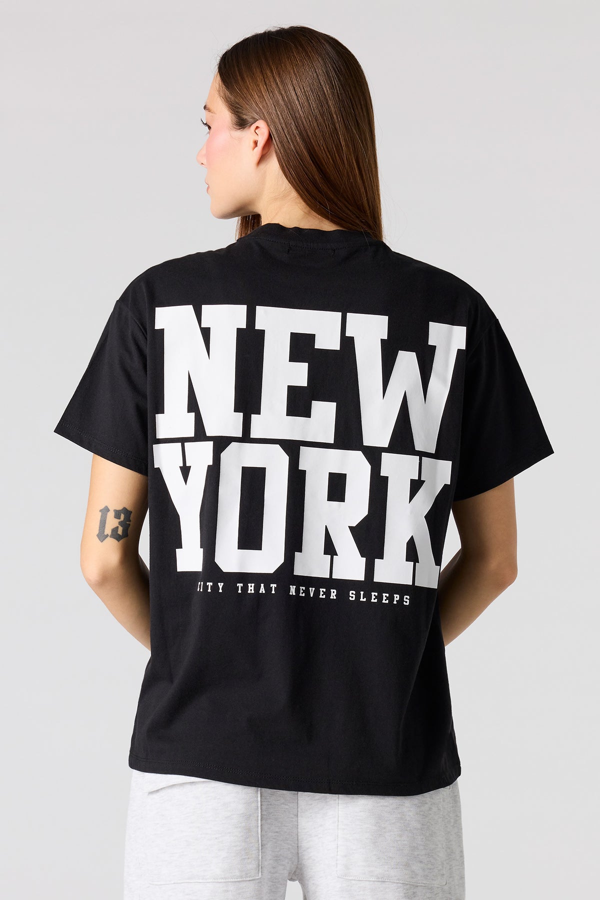 Vue alternative 2. T-shirt à imprimé NYC Lace HD