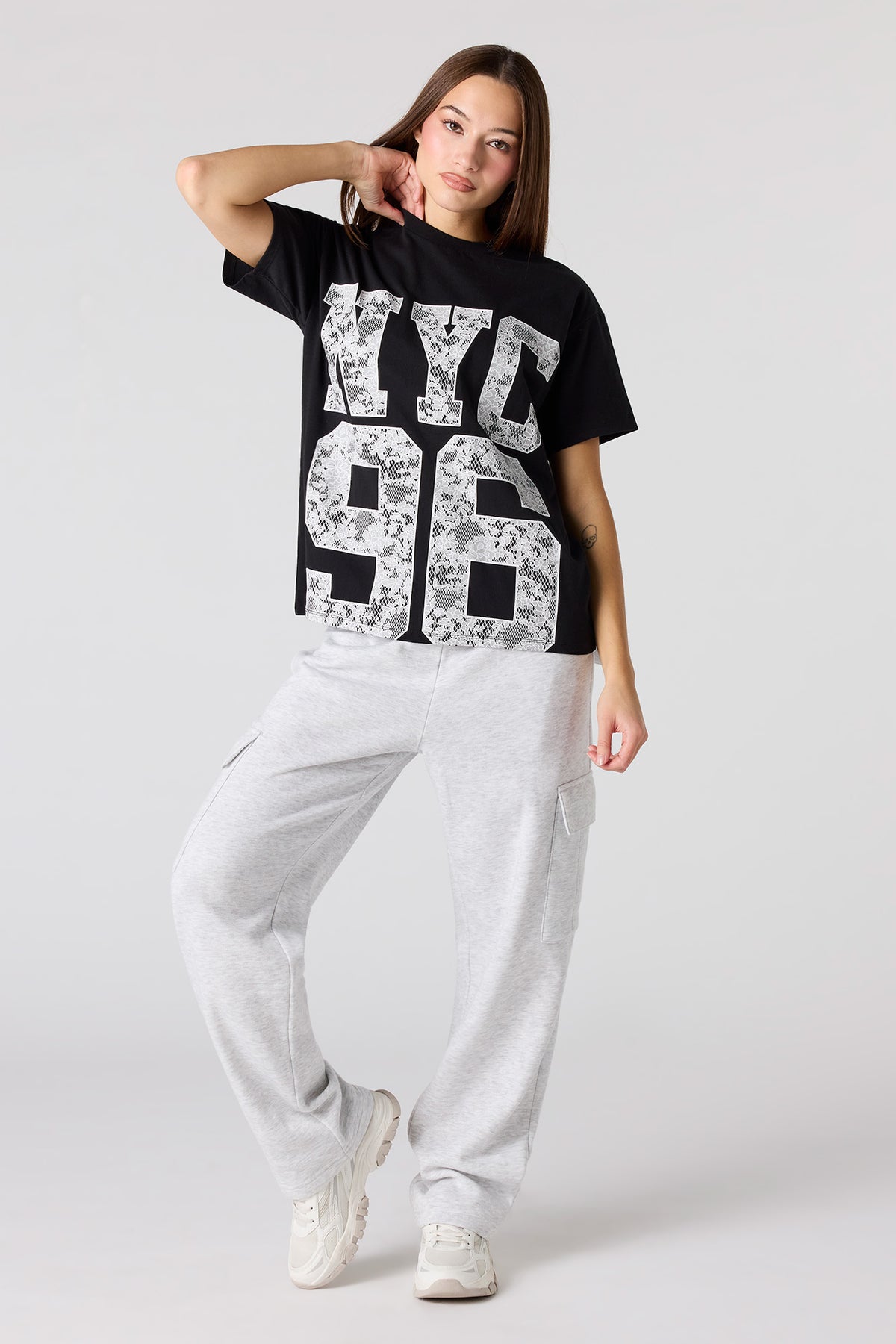 Vue alternative 3. T-shirt à imprimé NYC Lace HD