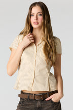 Button-Up Fitted Shirt