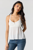 Crochet Babydoll Tank