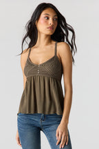 Crochet Babydoll Tank