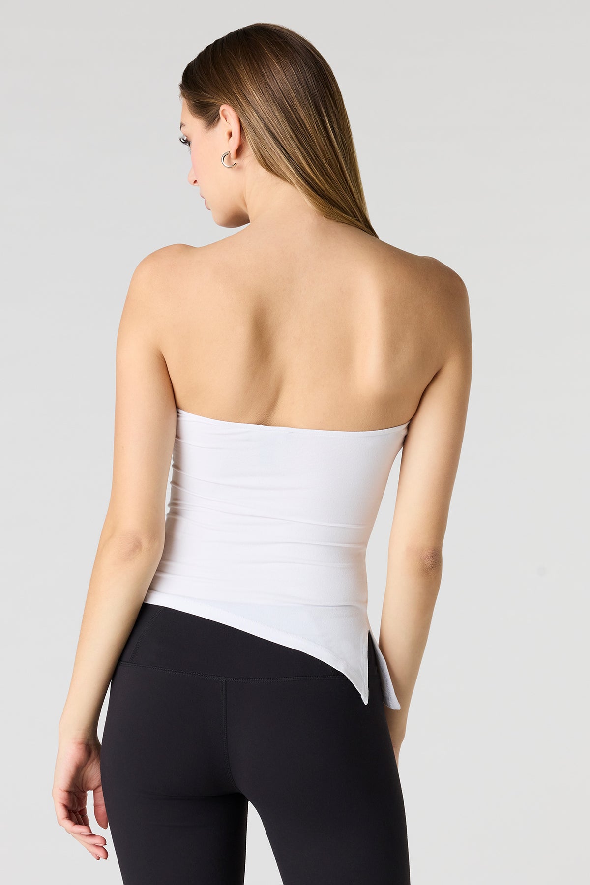 Vue alternative 2. Haut tube asymétrique Contour en tissu épais de luxe