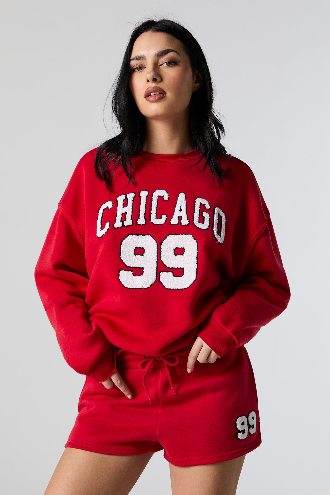 Chicago Chenille Embroidered Fleece Sweatshirt