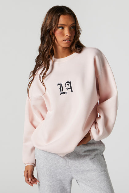 LA Twill Embroidered Sweatshirt