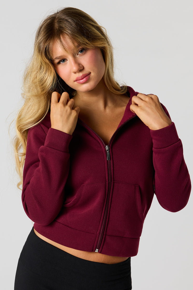 Fleece Zip-Up Hoodie
