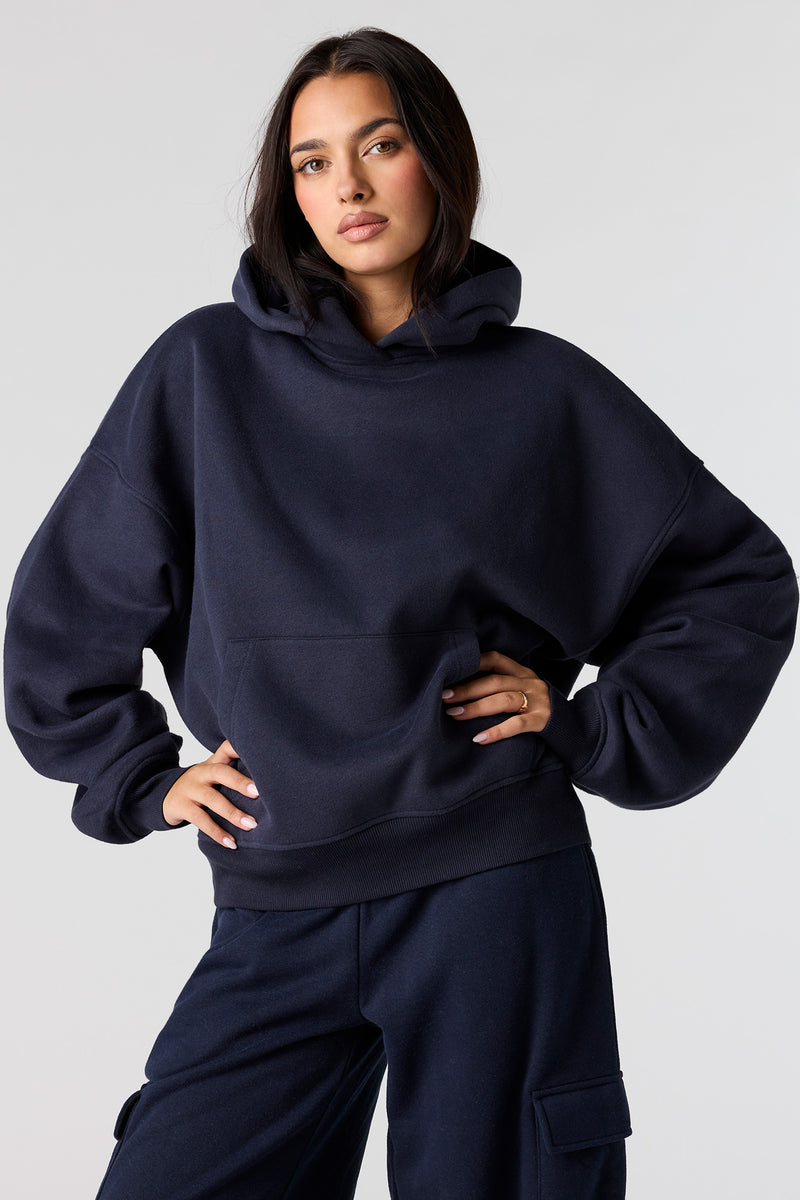 Luxe Fleece Boxy Hoodie