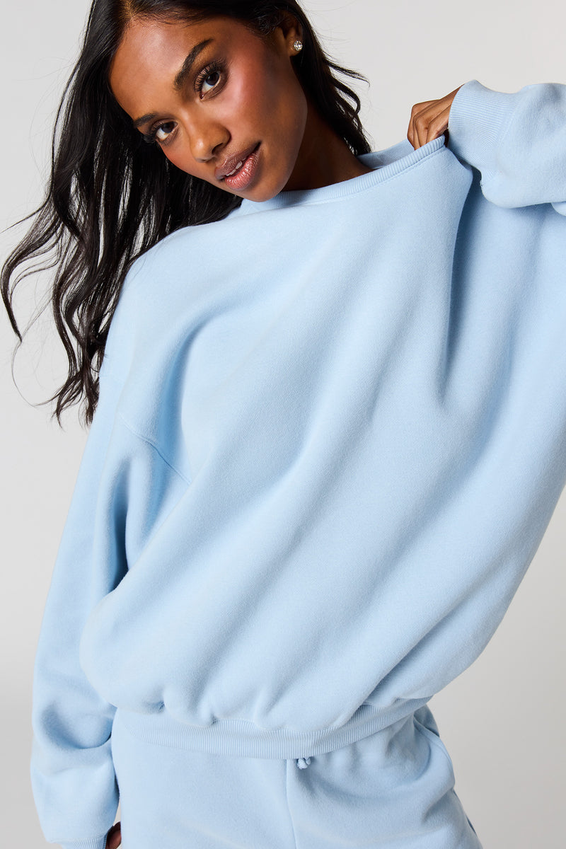Boxy Fleece Sweatshirt