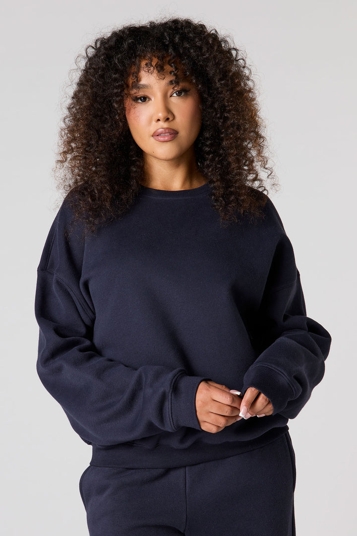 Luxe Fleece Boxy Sweatshirt