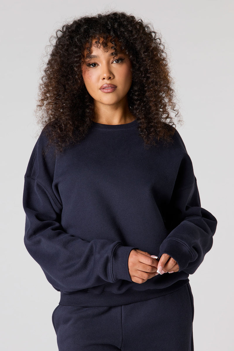 Luxe Fleece Boxy Sweatshirt