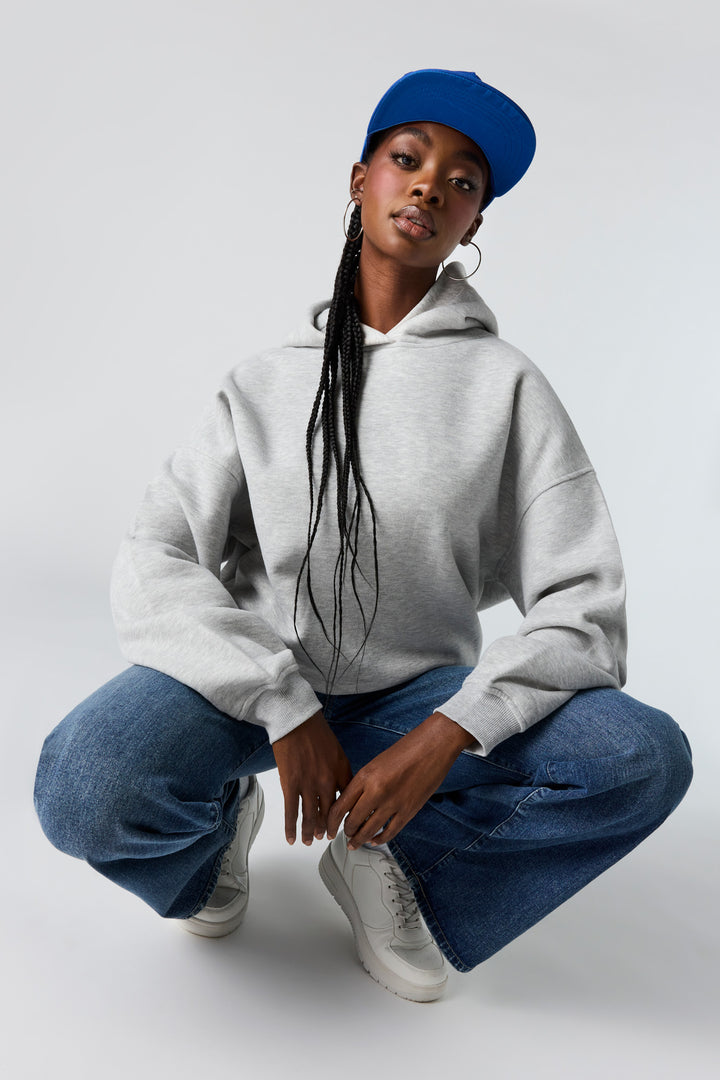 Boxy Fleece Hoodie