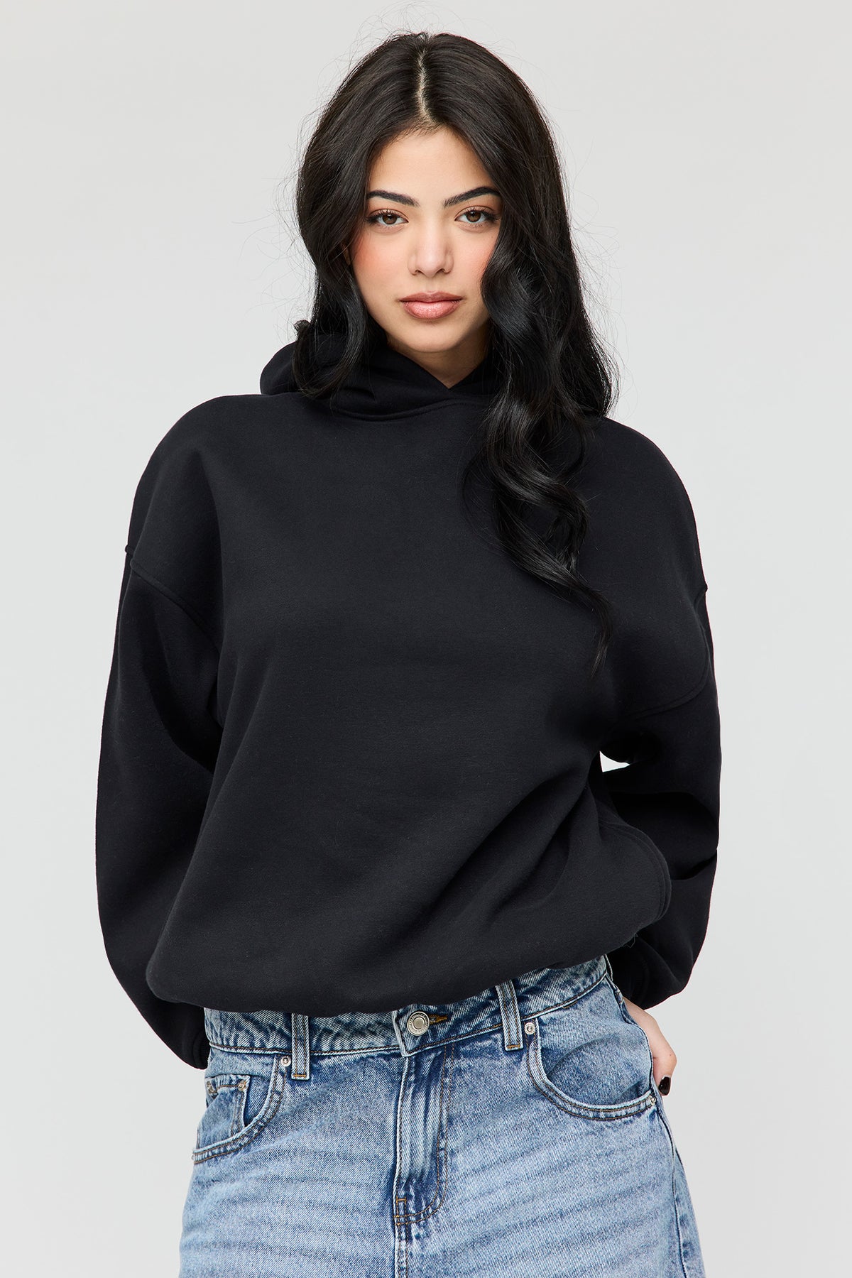 Luxe Fleece Favourite Hoodie - Black