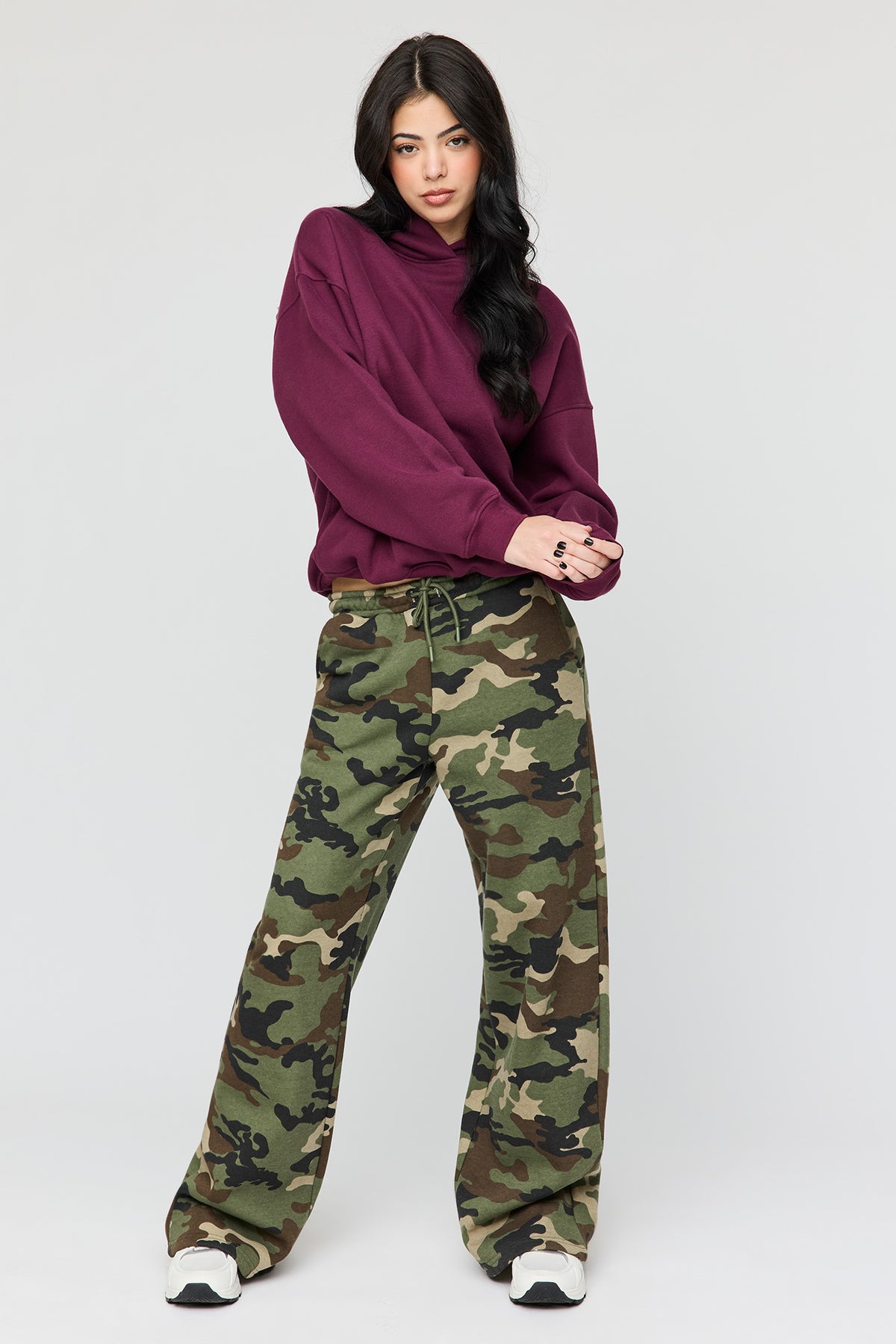 Alt View 3. Luxe Fleece Favourite Hoodie - Purple