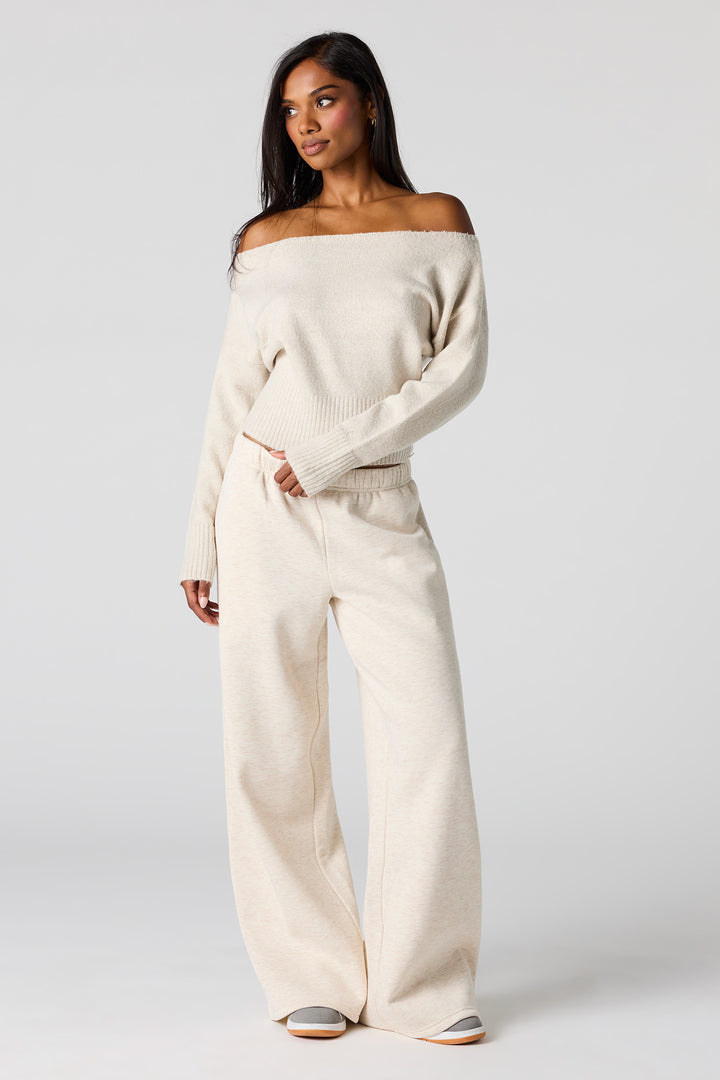 Pantalon d'entraînement en molleton à jambe ultralarge