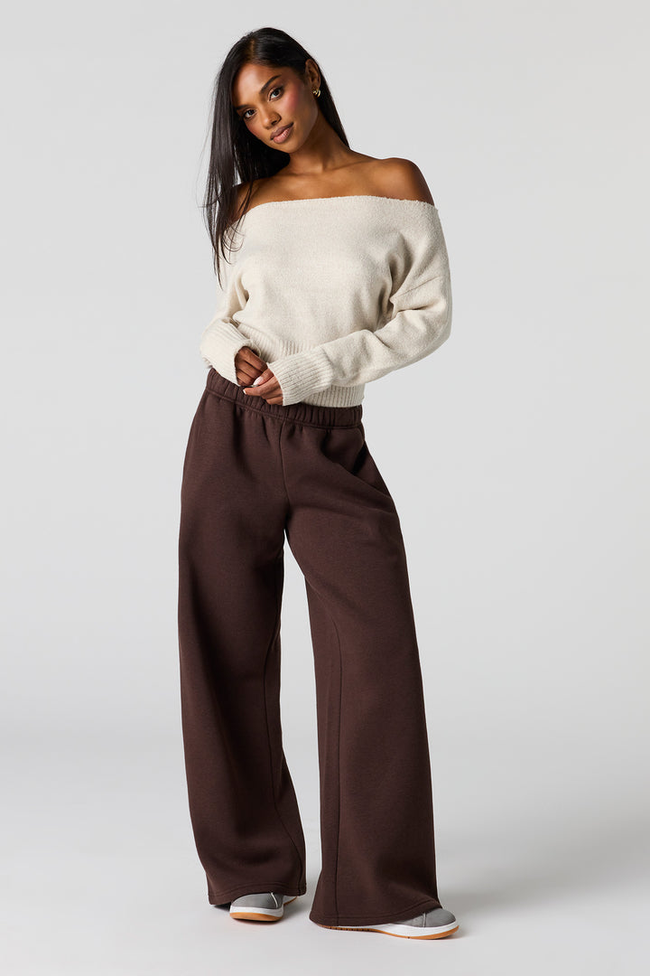 Ultra Wide Leg Fleece Sweatpant