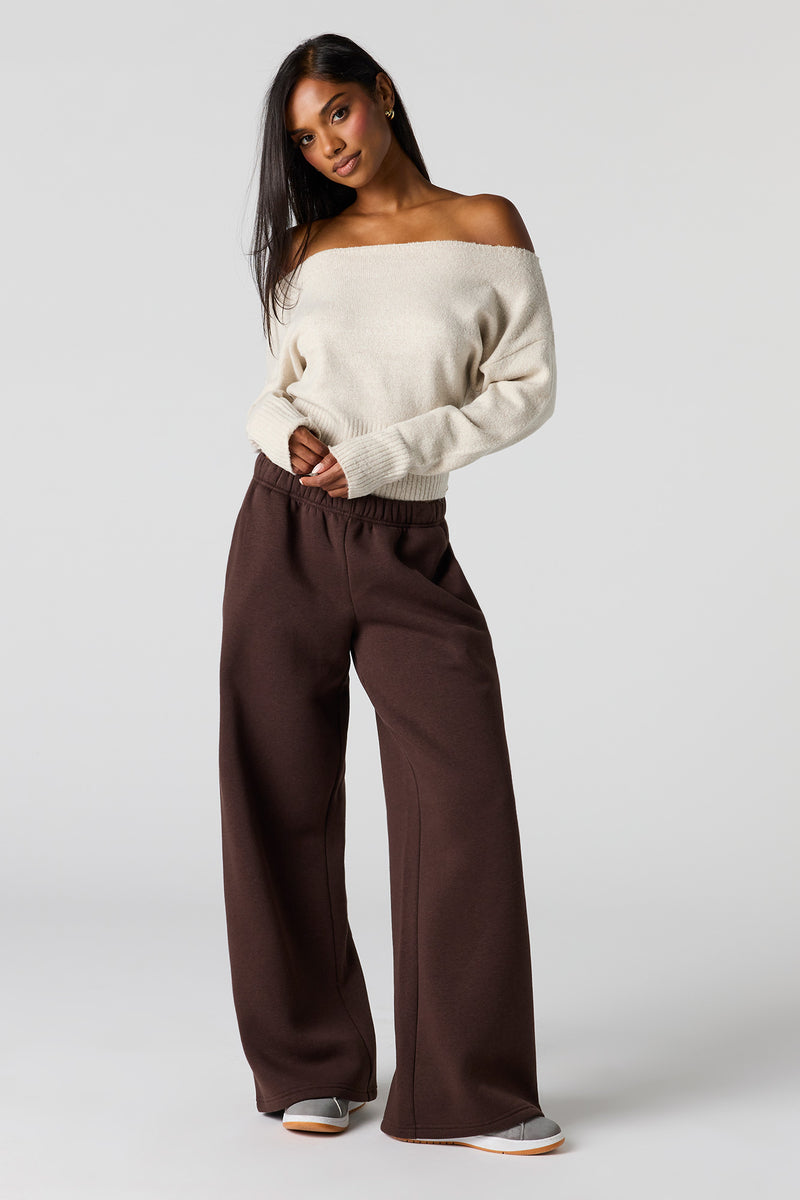 Ultra Wide Leg Fleece Sweatpant