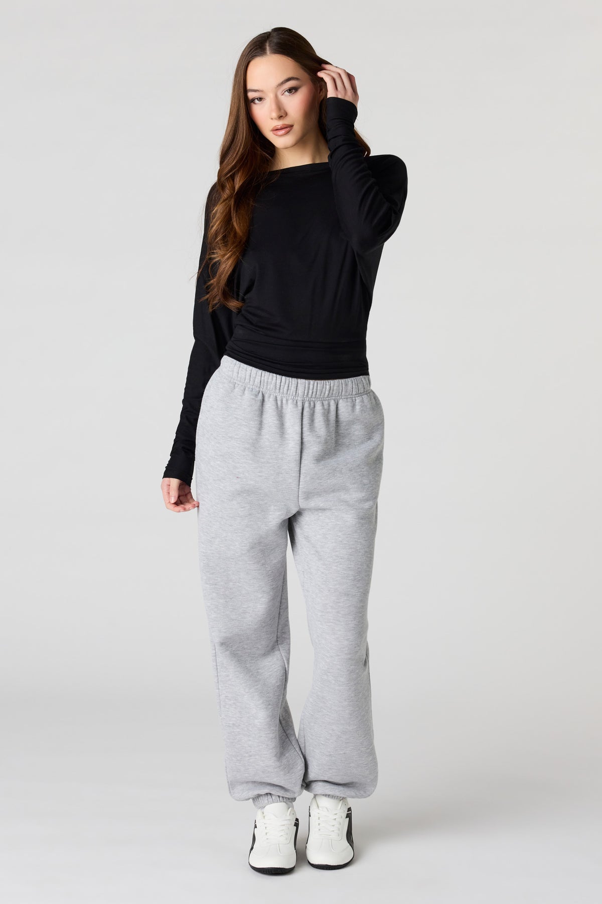 Fleece Jogger - Heather Grey
