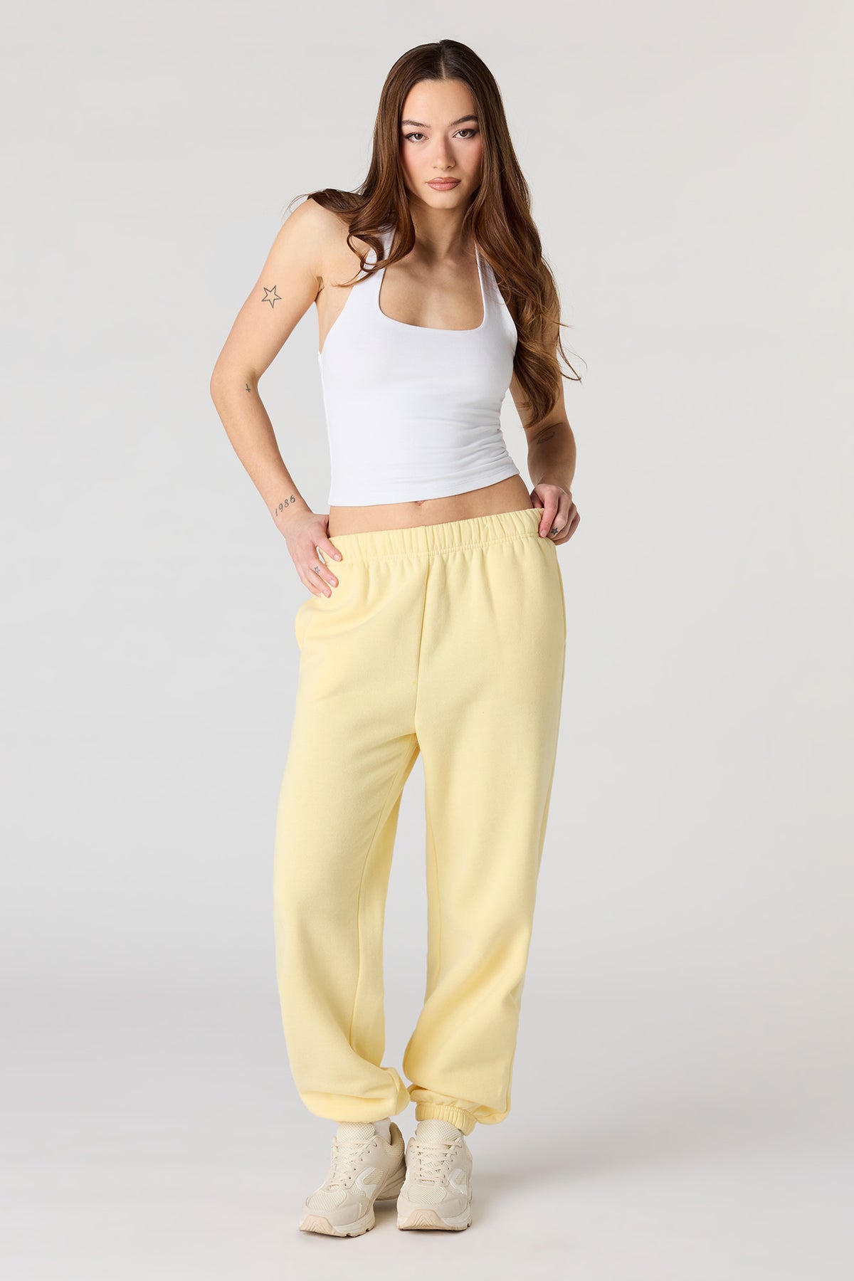 Fleece Jogger - Yellow