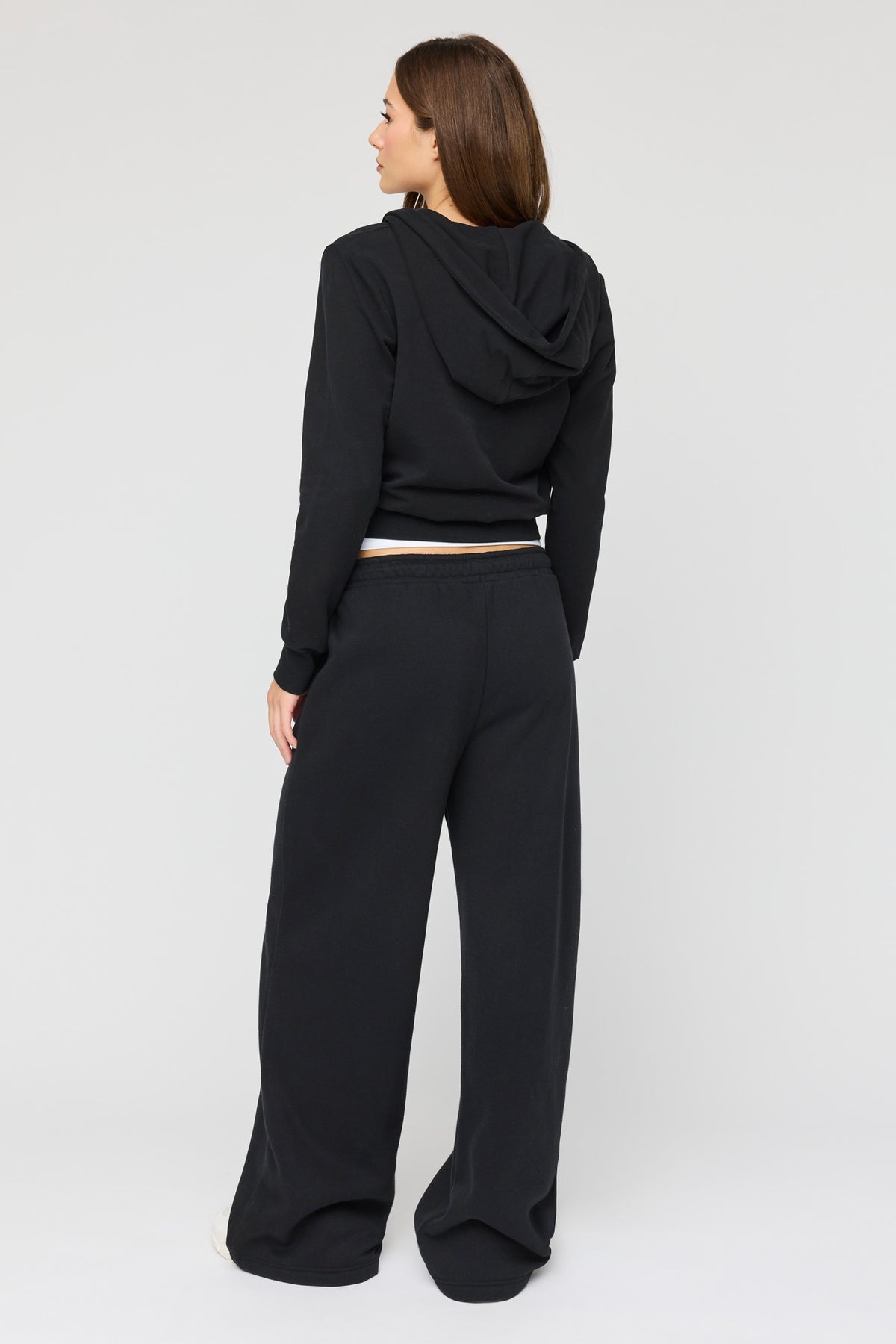 Vue alternative 3. Pantalon d'entraînement à jambe large en molleton de luxe