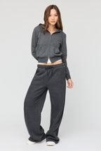 Luxe Fleece Wide Leg Sweatpant