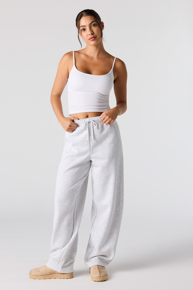 Fleece Barrel Leg Sweatpant