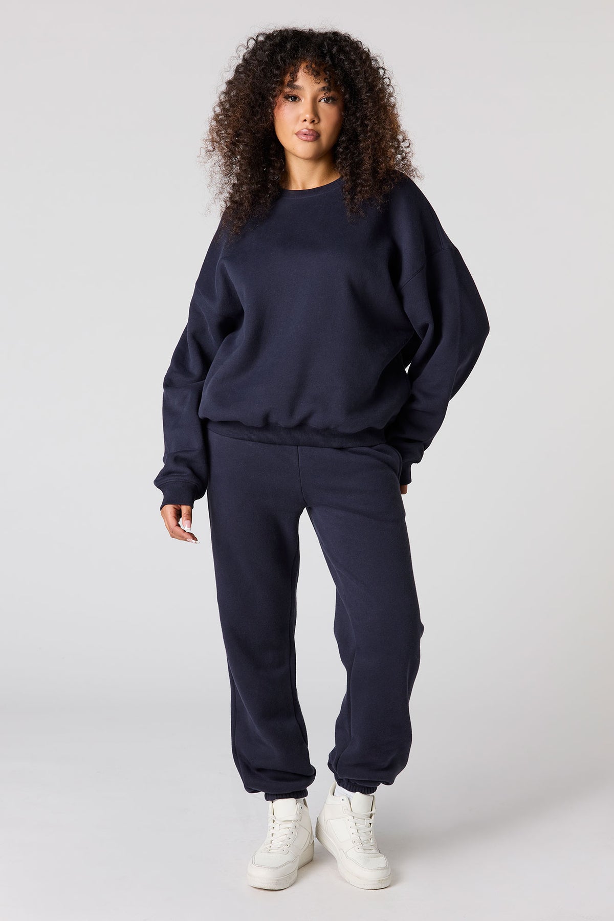 Alt View 9. Luxe Fleece Jogger - Blue