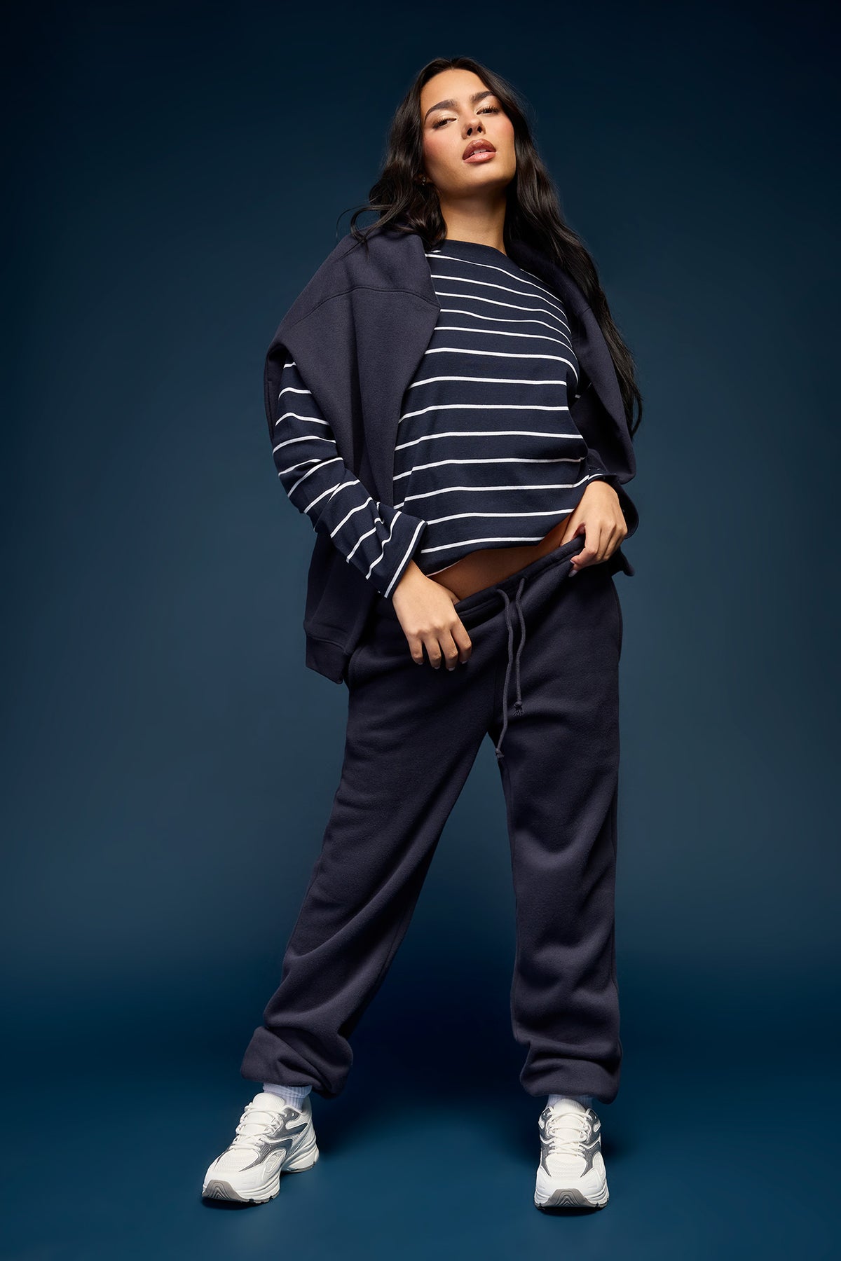 Luxe Fleece Jogger - Blue