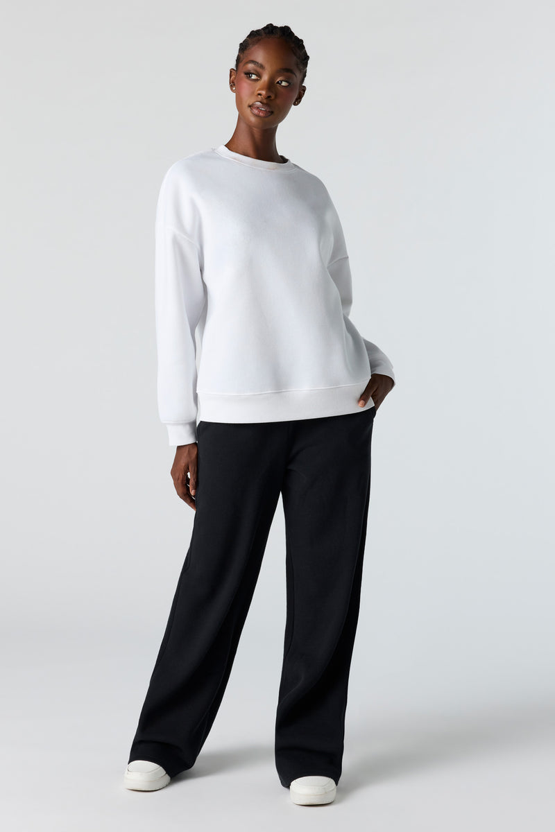 Luxe Fleece Wide Leg Sweatpant