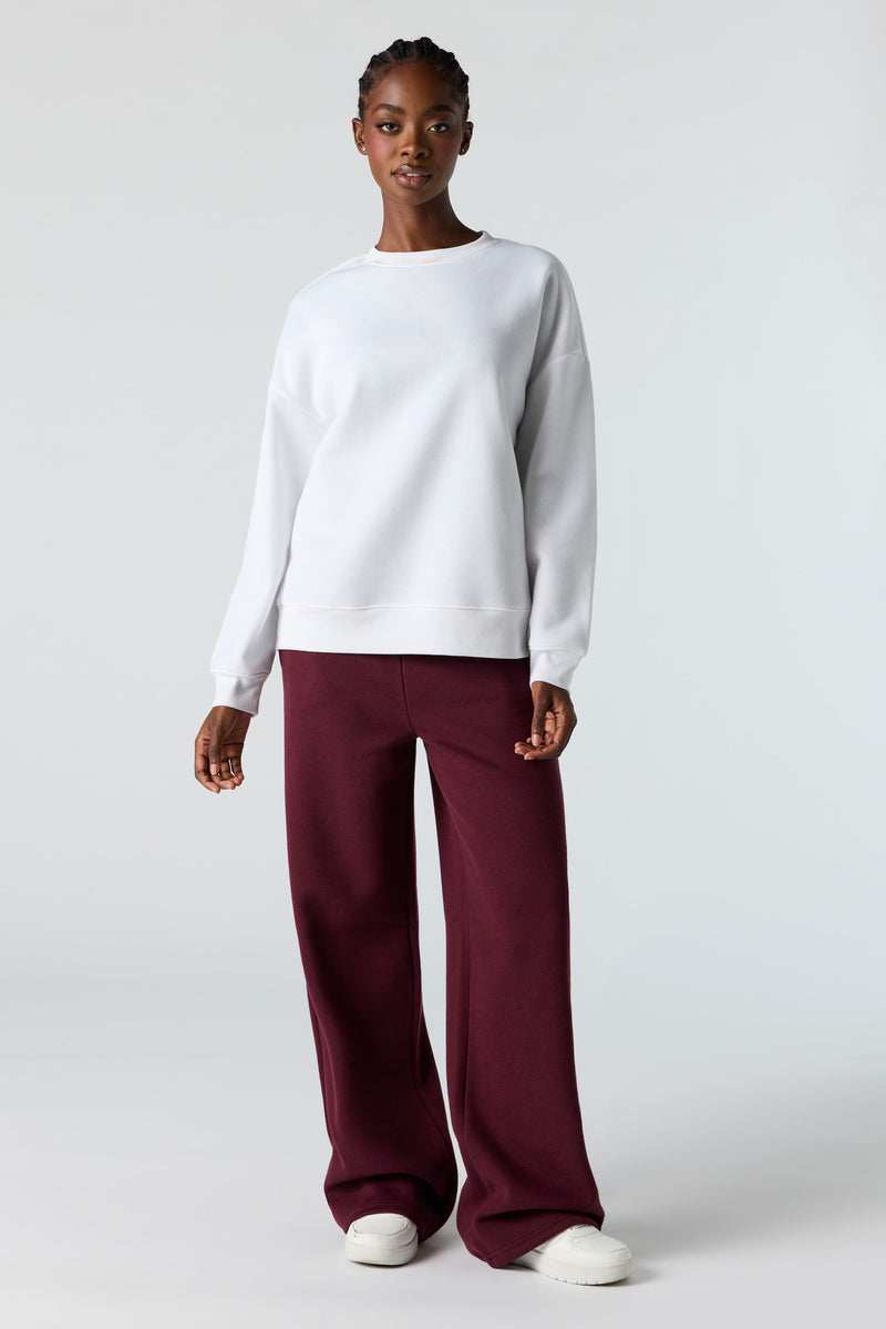 Wide Leg Fleece Sweatpant