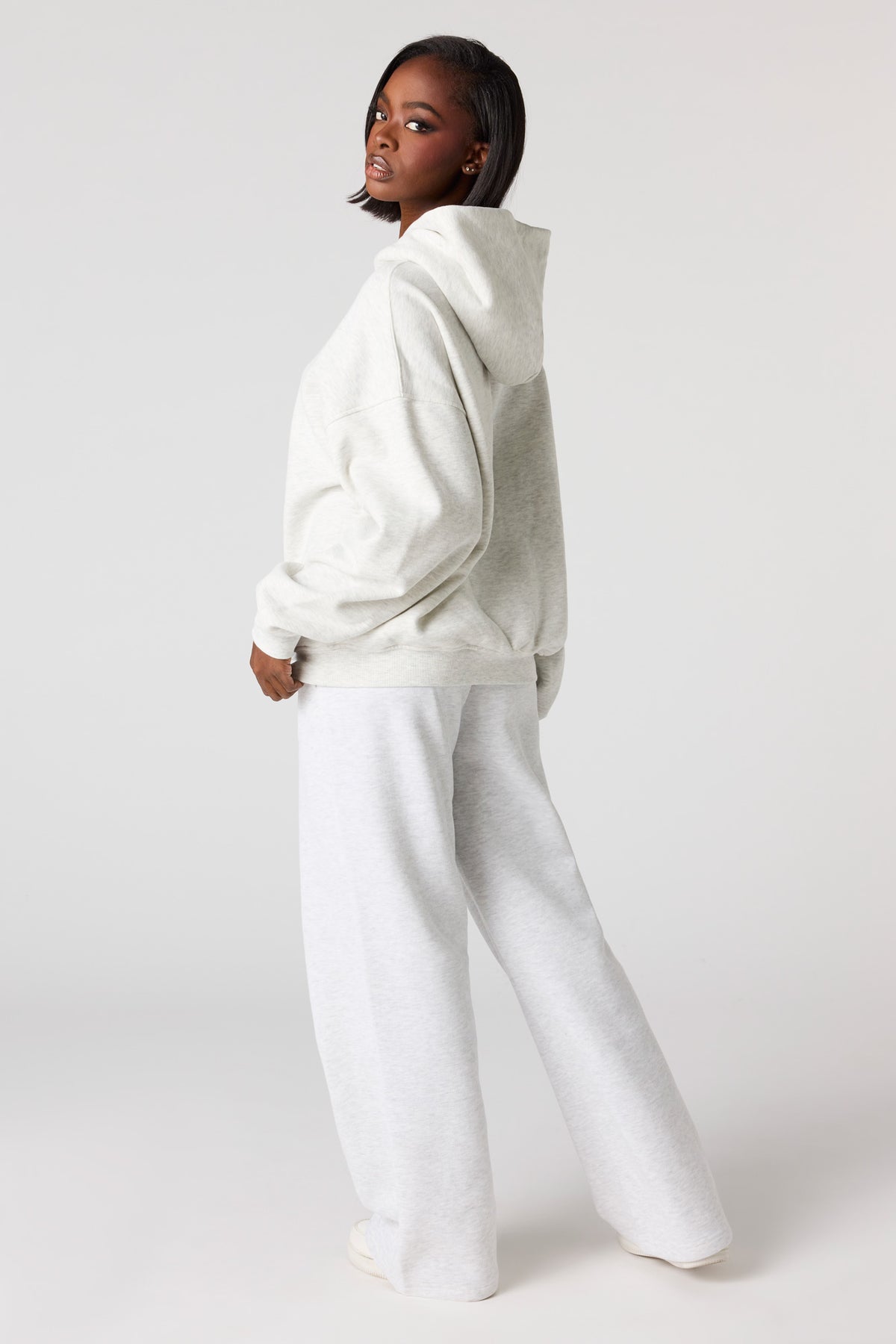 Vue alternative 4. Pantalon d'entraînement baggy à taille basse en molleton