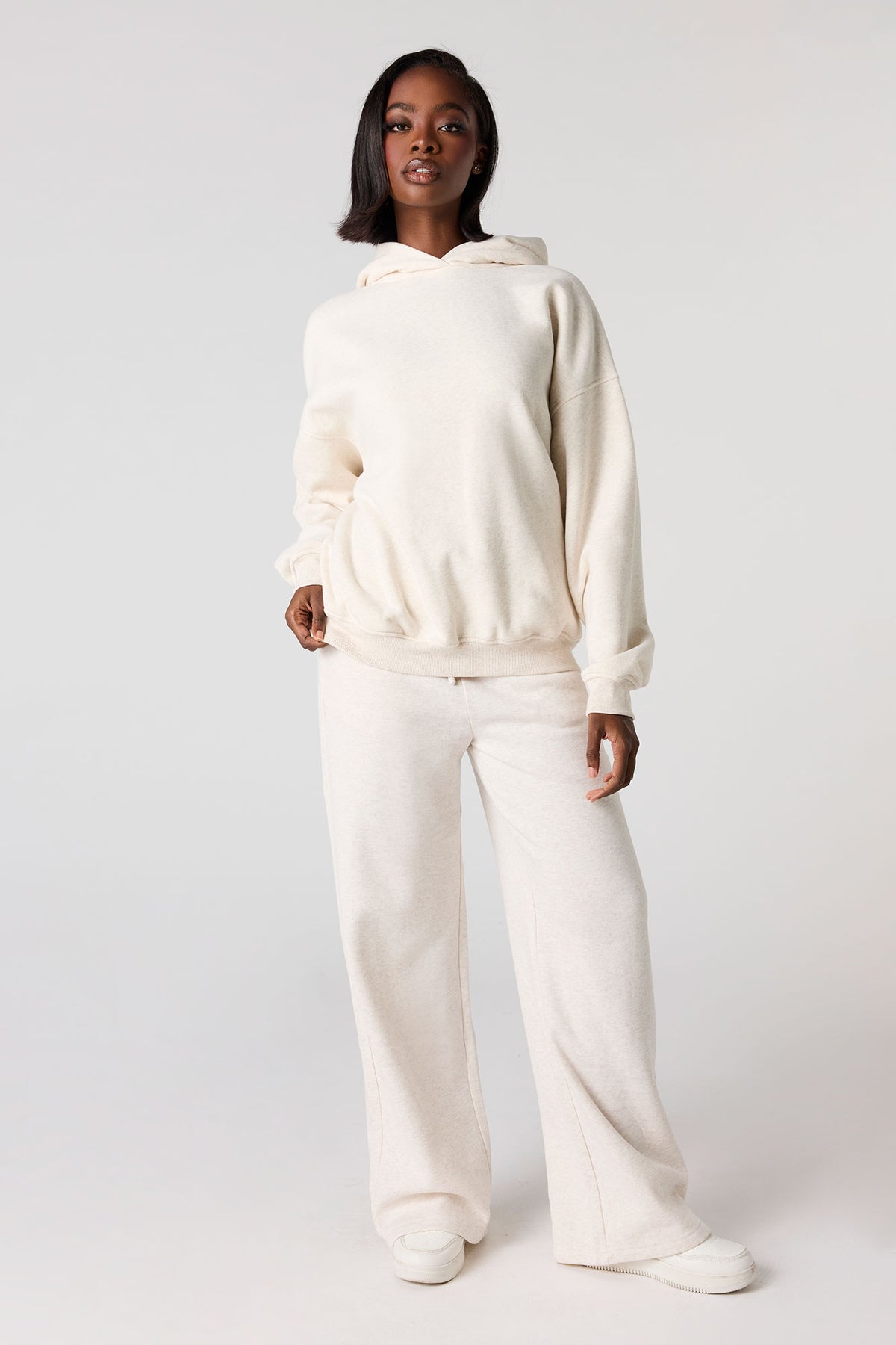 Pantalon d'entraînement baggy à taille basse en molleton