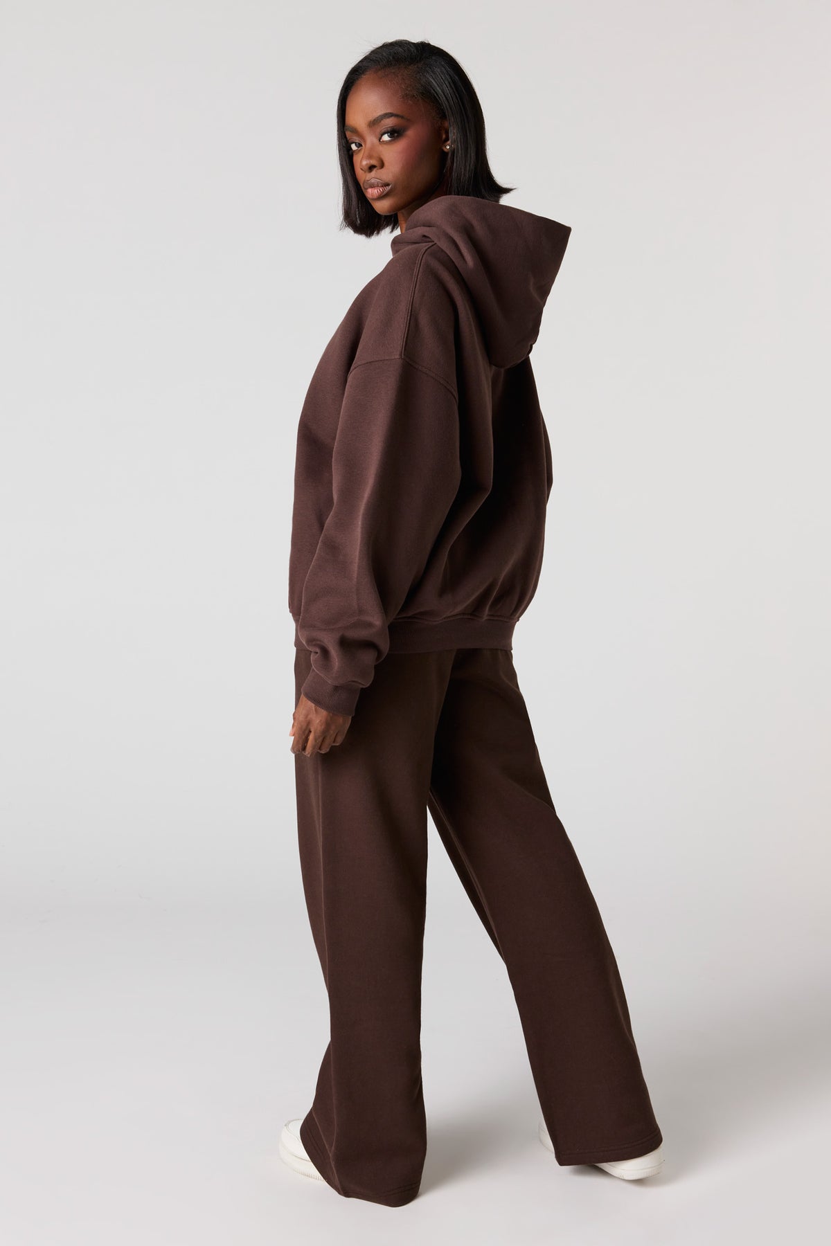 Vue alternative 20. Pantalon d'entraînement baggy à taille basse en molleton