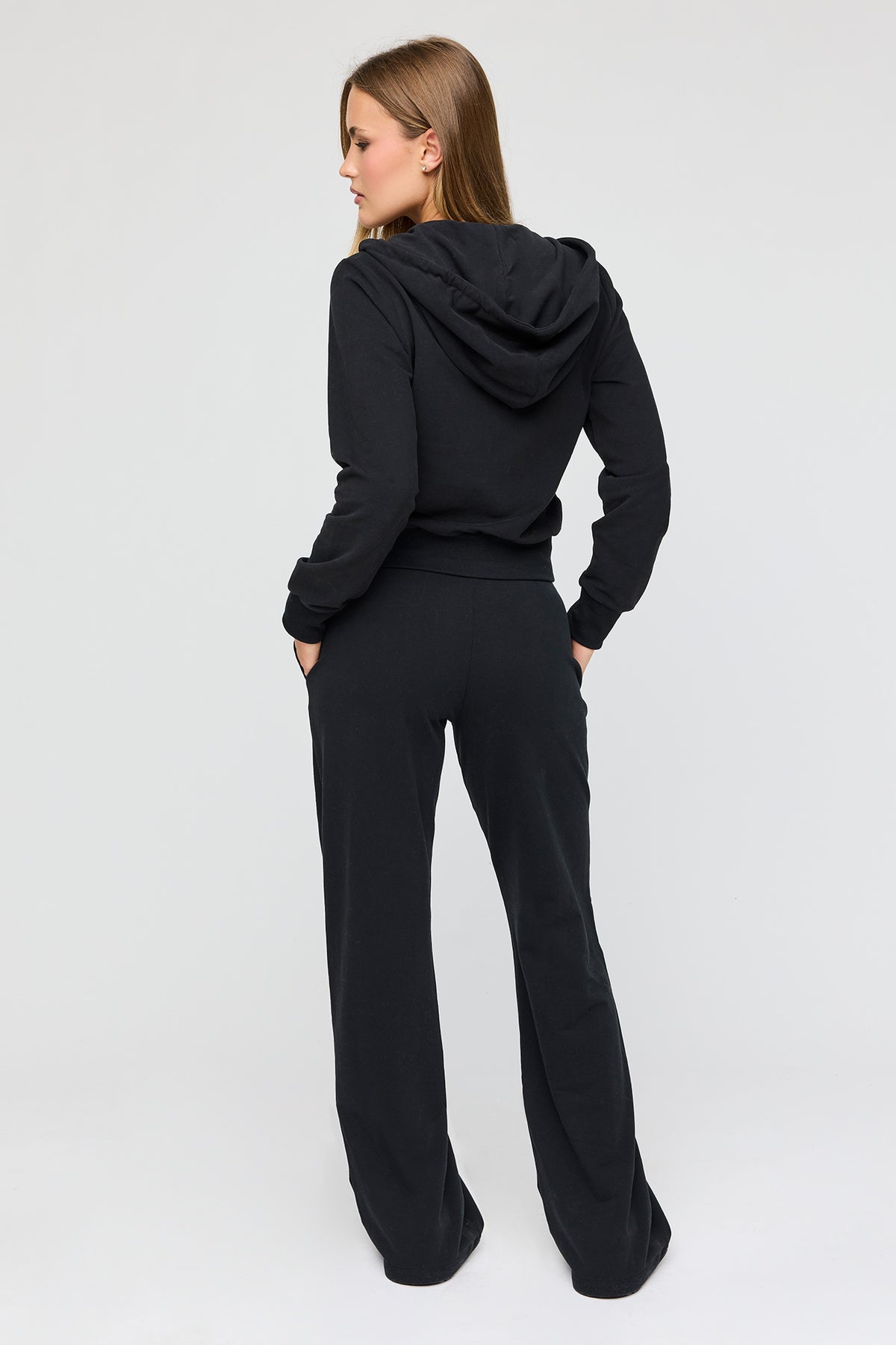 Alt View 10. French Terry Wide Leg Sweatpant - Light Pink