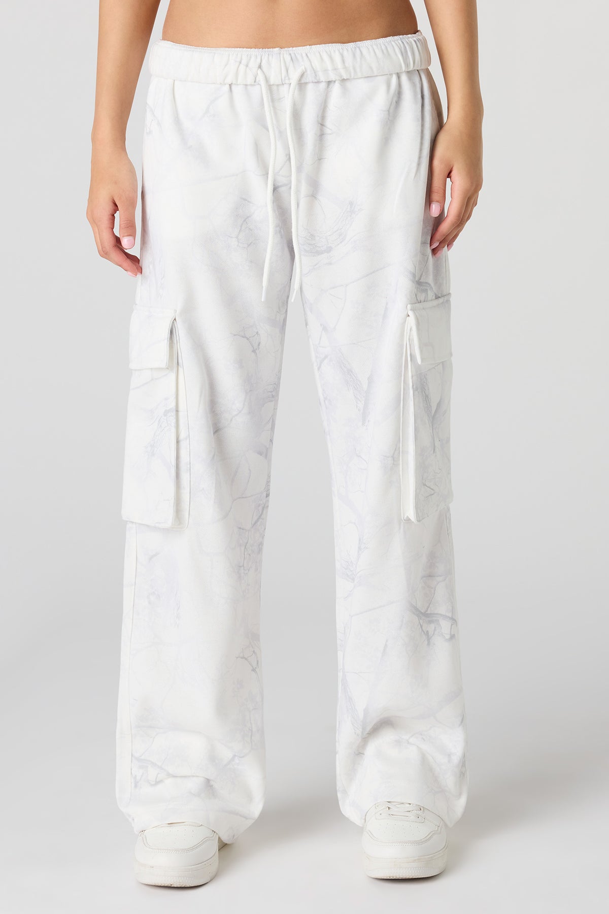 Vue alternative 2. Pantalon d'entraînement cargo à jambe large en molleton