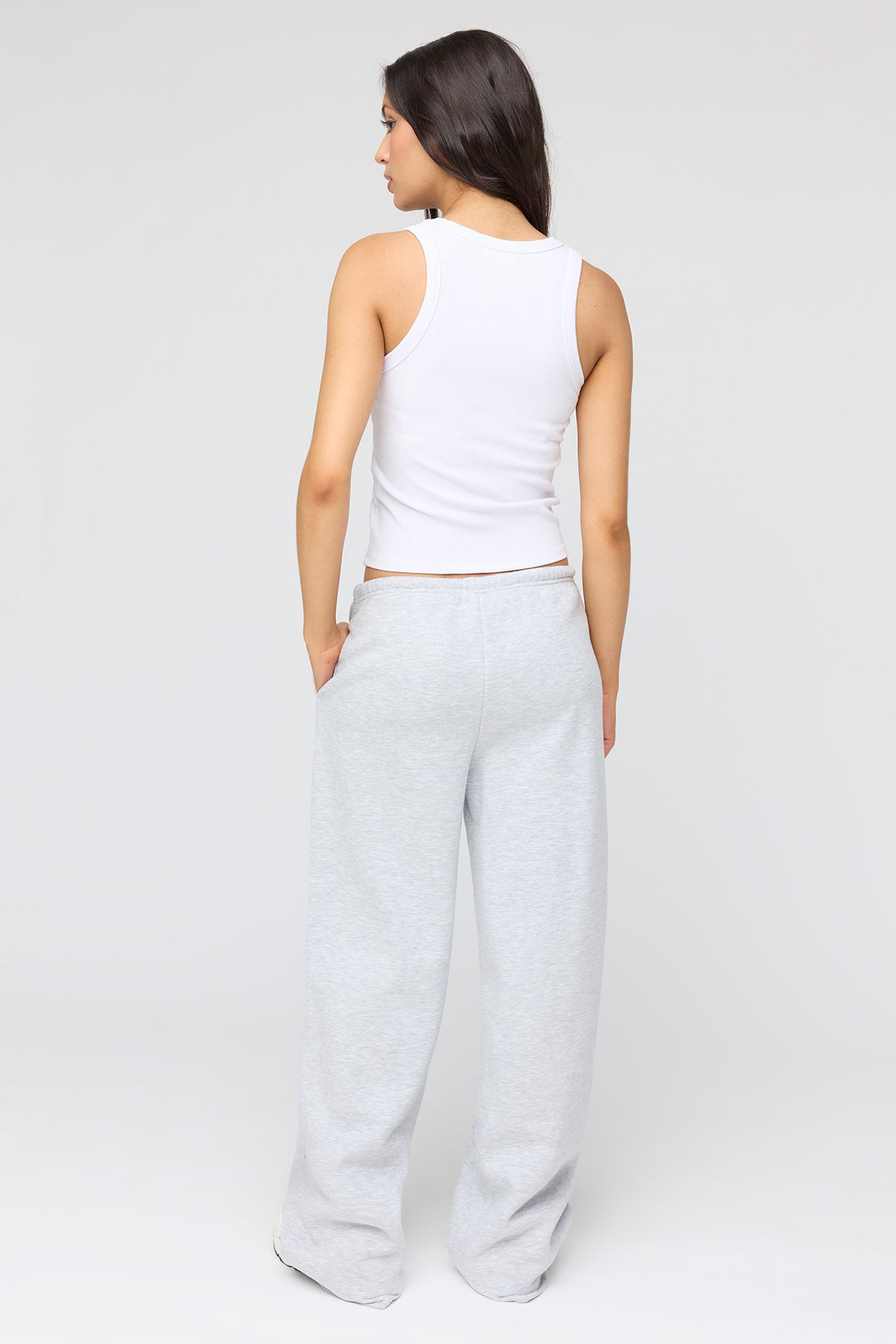 Vue alternative 3. Pantalon d'entraînement à jambe large en molleton de luxe
