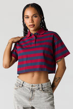 Luxe Heavy Cotton Striped Polo